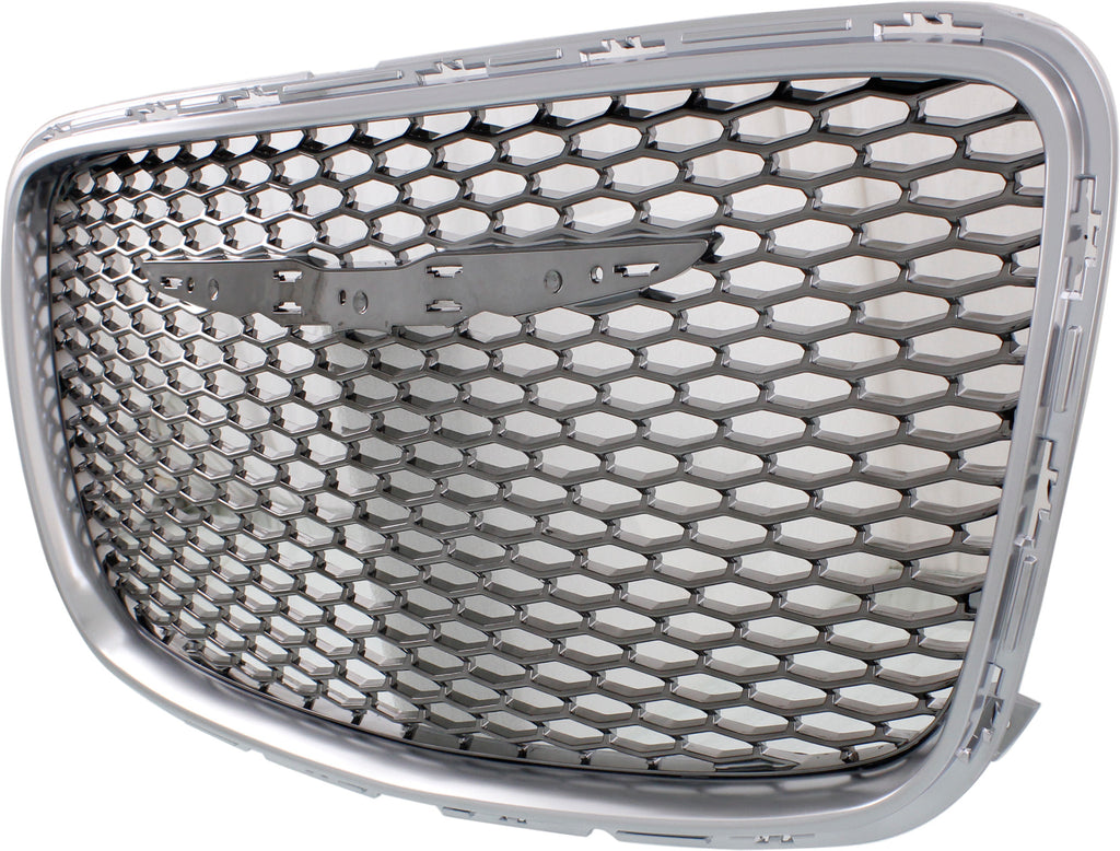 CHRYSLER 300 15-22 GRILLE, Platinum Shell/Painted Black Insert