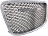 CHRYSLER 300 15-22 GRILLE, Platinum Shell/Painted Black Insert