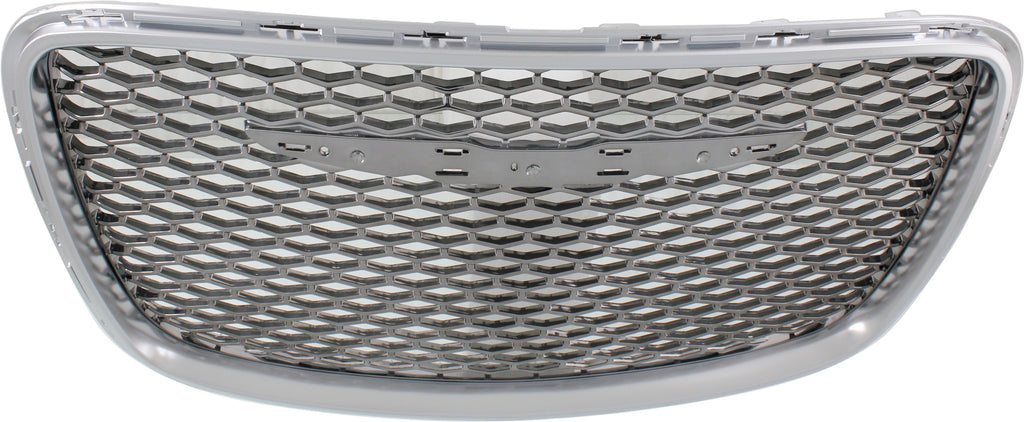CHRYSLER 300 15-22 GRILLE, Platinum Shell/Painted Black Insert