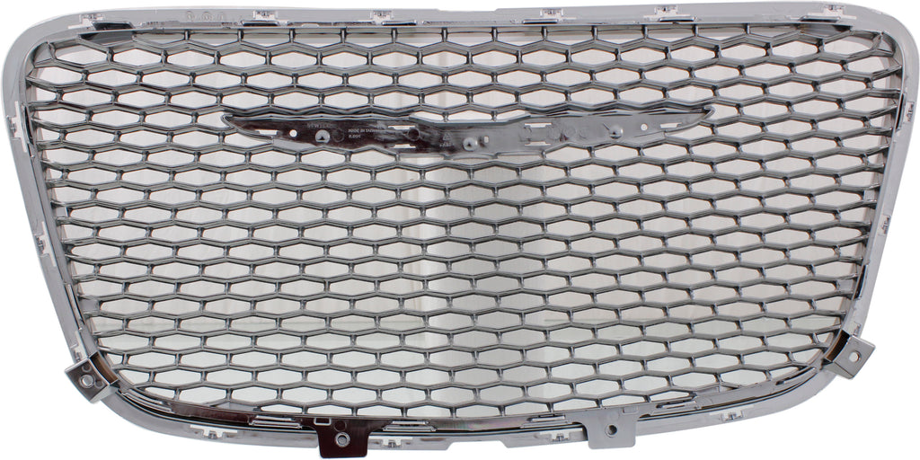 CHRYSLER 300 15-22 GRILLE, Platinum Shell/Painted Black Insert
