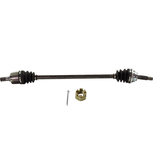 ACCENT 95-05 FRONT CV AXLE ASSEMBLY RH, Includes Axle Nut