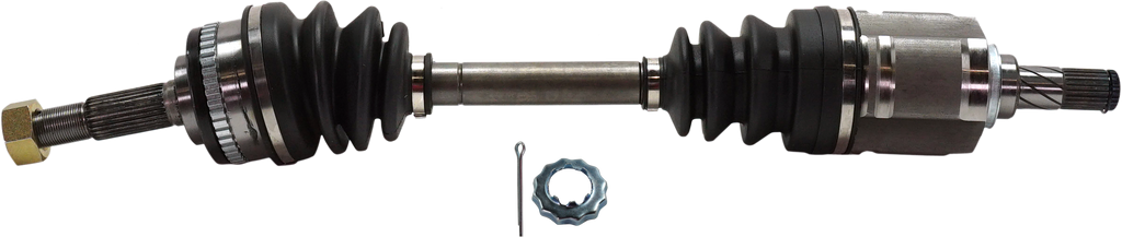 G20 91-96 FRONT CV AXLE ASSEMBLY LH, Includes Axle Nut