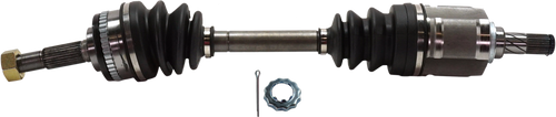 G20 91-96 FRONT CV AXLE ASSEMBLY LH, Includes Axle Nut
