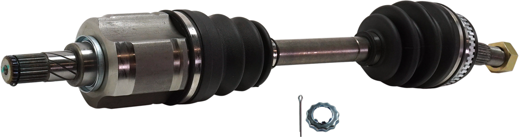 G20 91-96 FRONT CV AXLE ASSEMBLY LH, Includes Axle Nut