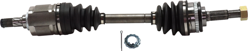 G20 91-96 FRONT CV AXLE ASSEMBLY LH, Includes Axle Nut
