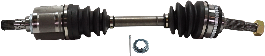 G20 91-96 FRONT CV AXLE ASSEMBLY LH, Includes Axle Nut