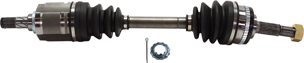 G20 91-96 FRONT CV AXLE ASSEMBLY LH, Includes Axle Nut