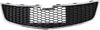 CRUZE 11-14 FRONT BUMPER GRILLE, Plastic, Chrome Shell/Painted Black Insert, Eco Model, 1.4L Eng.