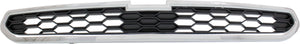 SPARK 13-15 GRILLE, Upper, Chrome Shell/Black Insert, w/ Fog Light Holes - CAPA