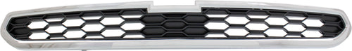 SPARK 13-15 GRILLE, Upper, Chrome Shell/Black Insert, w/ Fog Light Holes - CAPA