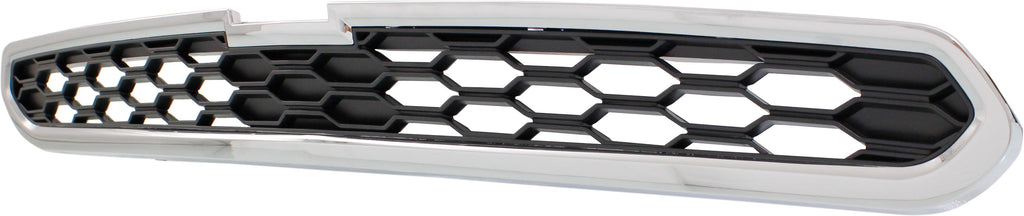 SPARK 13-15 GRILLE, Upper, Chrome Shell/Black Insert, w/ Fog Light Holes - CAPA