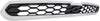 SPARK 13-15 GRILLE, Upper, Chrome Shell/Black Insert, w/ Fog Light Holes - CAPA