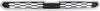 SPARK 13-15 GRILLE, Upper, Chrome Shell/Black Insert, w/ Fog Light Holes - CAPA