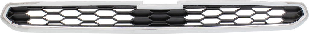 SPARK 13-15 GRILLE, Upper, Chrome Shell/Black Insert, w/ Fog Light Holes - CAPA