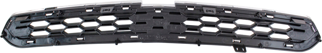 SPARK 13-15 GRILLE, Upper, Chrome Shell/Black Insert, w/ Fog Light Holes - CAPA