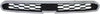 SPARK 13-15 GRILLE, Upper, Chrome Shell/Black Insert, w/ Fog Light Holes