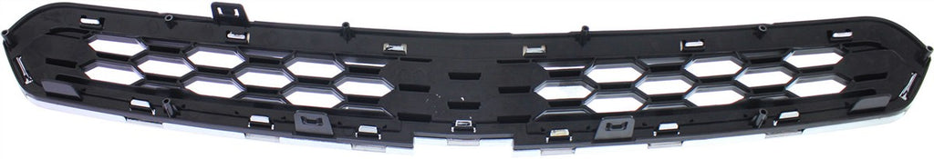 SPARK 13-15 GRILLE, Upper, Chrome Shell/Black Insert, w/ Fog Light Holes