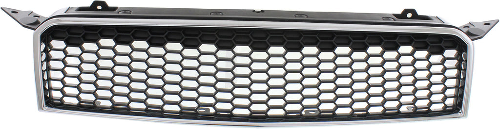AVEO5 09-11 GRILLE, Chrome Shell/Textured Black Insert, Hatchback
