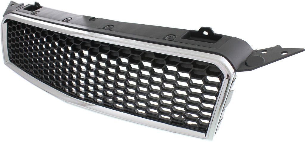 AVEO5 09-11 GRILLE, Chrome Shell/Textured Black Insert, Hatchback