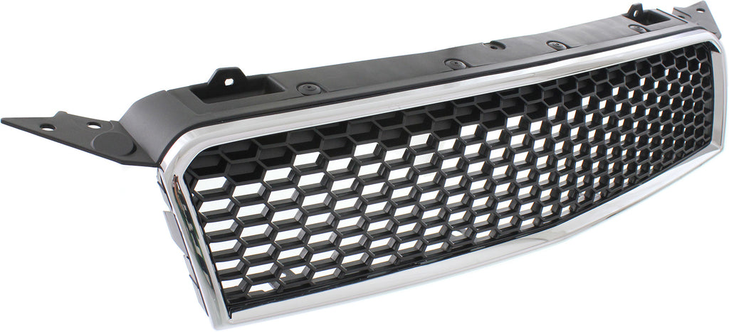 AVEO5 09-11 GRILLE, Chrome Shell/Textured Black Insert, Hatchback