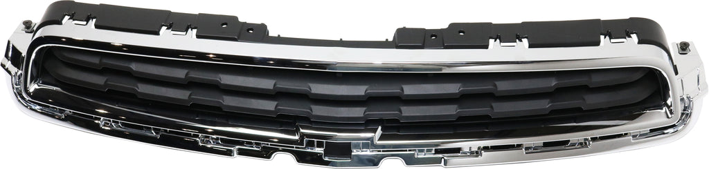TRAX 13-16 GRILLE, Textured Black Shell and Insert, w/ Chrome Molding, (15-16 Mexico Built Vehicle)