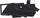 AVEO 07-11 FRONT INTERIOR DOOR HANDLE LH, Textured Black, (=REAR)