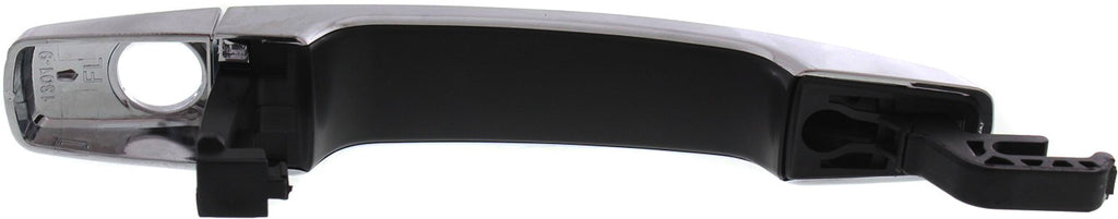 SRX 10-16/CAMARO 11-15/SONIC 12-19 FRONT EXTERIOR DOOR HANDLE LH, All Chrome, w/ Keyhole