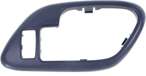 C/K FULL SIZE P/U 95-02/SUBURBAN 95-99 FRONT DOOR HANDLE CASE TRIM RH, Inside, Blue, w/ Lock Hole