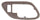 C/K FULL SIZE P/U 95-02/SUBURBAN 95-99 FRONT DOOR HANDLE BAZEL LH, Inside, Brown (Tan), w/ Lock Hole