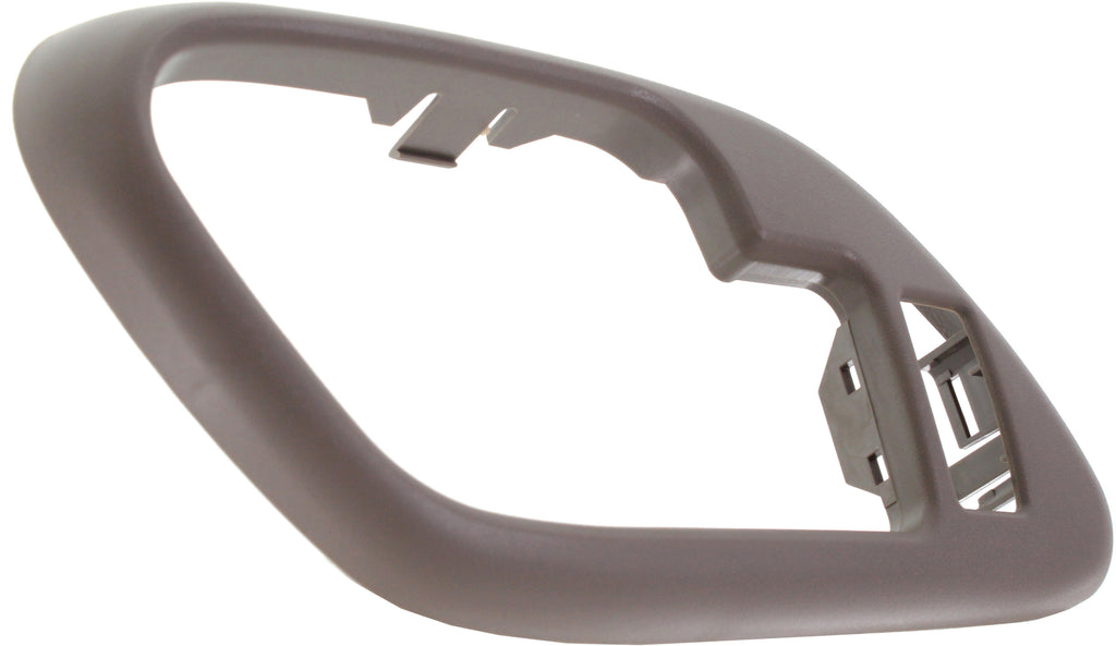 C/K FULL SIZE P/U 95-02/SUBURBAN 95-99 FRONT DOOR HANDLE BAZEL LH, Inside, Brown (Tan), w/ Lock Hole