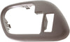 C/K FULL SIZE P/U 95-02/SUBURBAN 95-99 FRONT DOOR HANDLE BAZEL LH, Inside, Brown (Tan), w/ Lock Hole