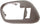 C/K FULL SIZE P/U 95-02/SUBURBAN 95-99 FRONT DOOR HANDLE BAZEL LH, Inside, Brown (Tan), w/ Lock Hole