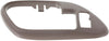 C/K FULL SIZE P/U 95-02/SUBURBAN 95-99 FRONT DOOR HANDLE BAZEL LH, Inside, Brown (Tan), w/ Lock Hole