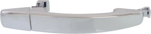 AVEO 07-09 FRONT EXTERIOR DOOR HANDLE RH, All Chrome, w/ Cover and Lever and Cap, w/o Keyhole, Plastic