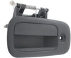 EXPRESS/SAVANA VAN 96-02 REAR EXTERIOR DOOR HANDLE LH, Side Sliding Door, Textured Black
