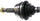 SCIROCCO 75-88/GOLF 85-92 FRONT CV AXLE ASSEMBLY LH
