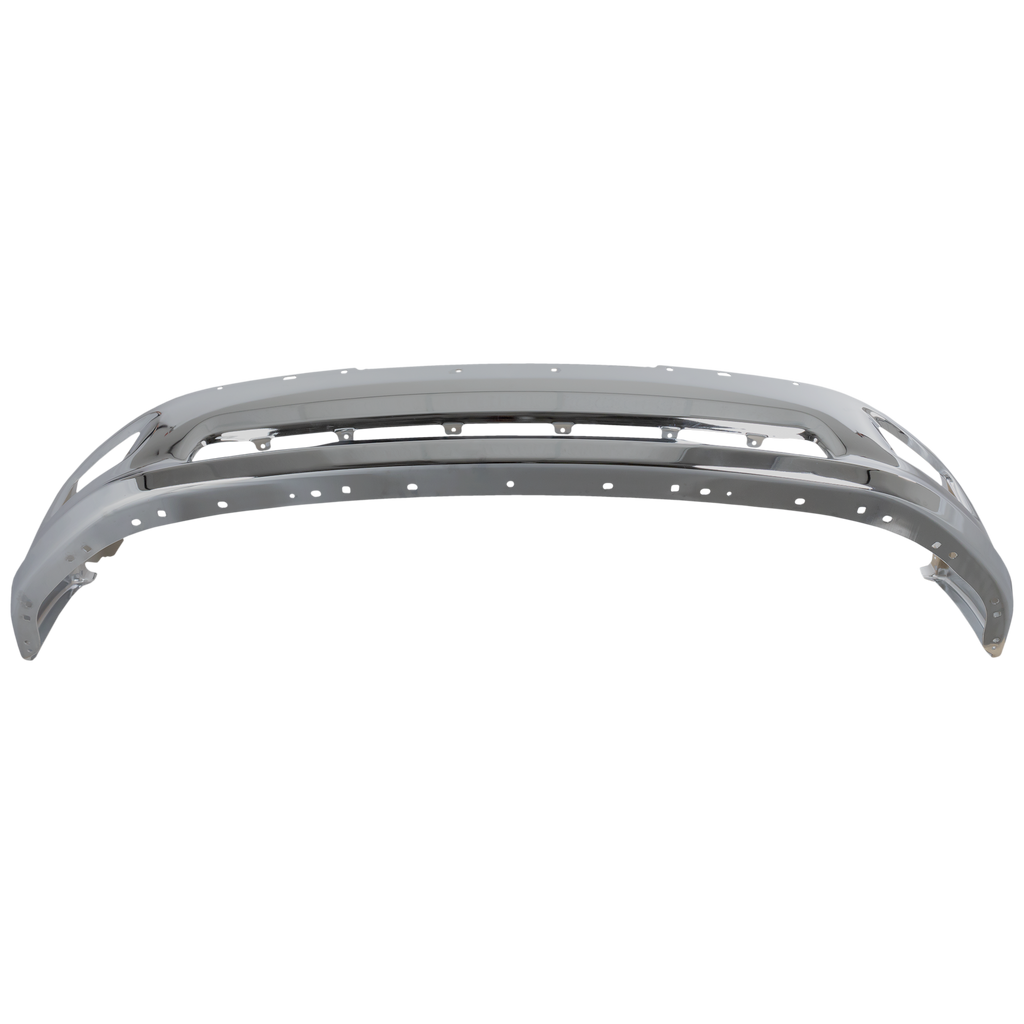 RAM 1500 09-12 FRONT BUMPER, Chrome, w/o Sport Package, w/ Rectangular Fog Light Holes