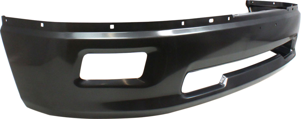 RAM 1500 09-12 FRONT BUMPER, Primed (Paint to Match), w/o Sport Package, w/ Rectangular Fog Light Holes