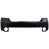 Front Bumper Cover Upper Primed For 2010-2012 Dodge Durango CAPA Replacement REPD010358P