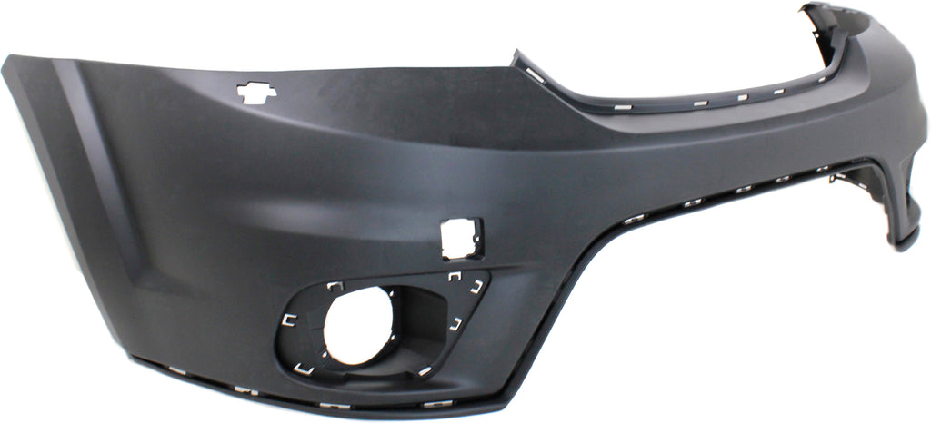 JOURNEY 11-18 FRONT BUMPER COVER, Upper, Primed, w/ Fascia (2-pc design), w/ HLW Holes, Type 2 - CAPA