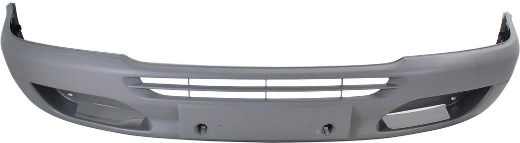 DODGE SPRINTER 03-06 FRONT BUMPER COVER, Textured Dark Gray, w/o Chrome Molding, Passenger Van