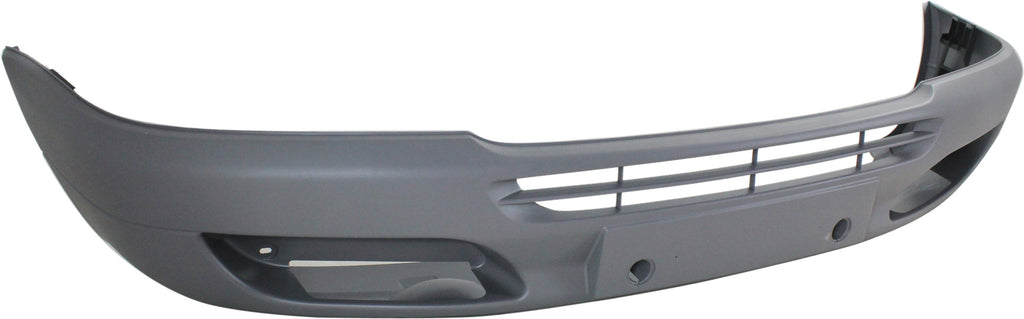 DODGE SPRINTER 03-06 FRONT BUMPER COVER, Textured Dark Gray, w/o Chrome Molding, Passenger Van