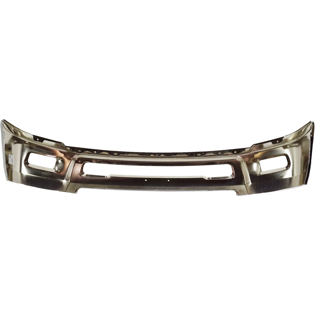 RAM 2500/3500 10-18 FRONT BUMPER, Chrome, w/ Fog Light Holes, w/o Parking Aid Sensor Holes