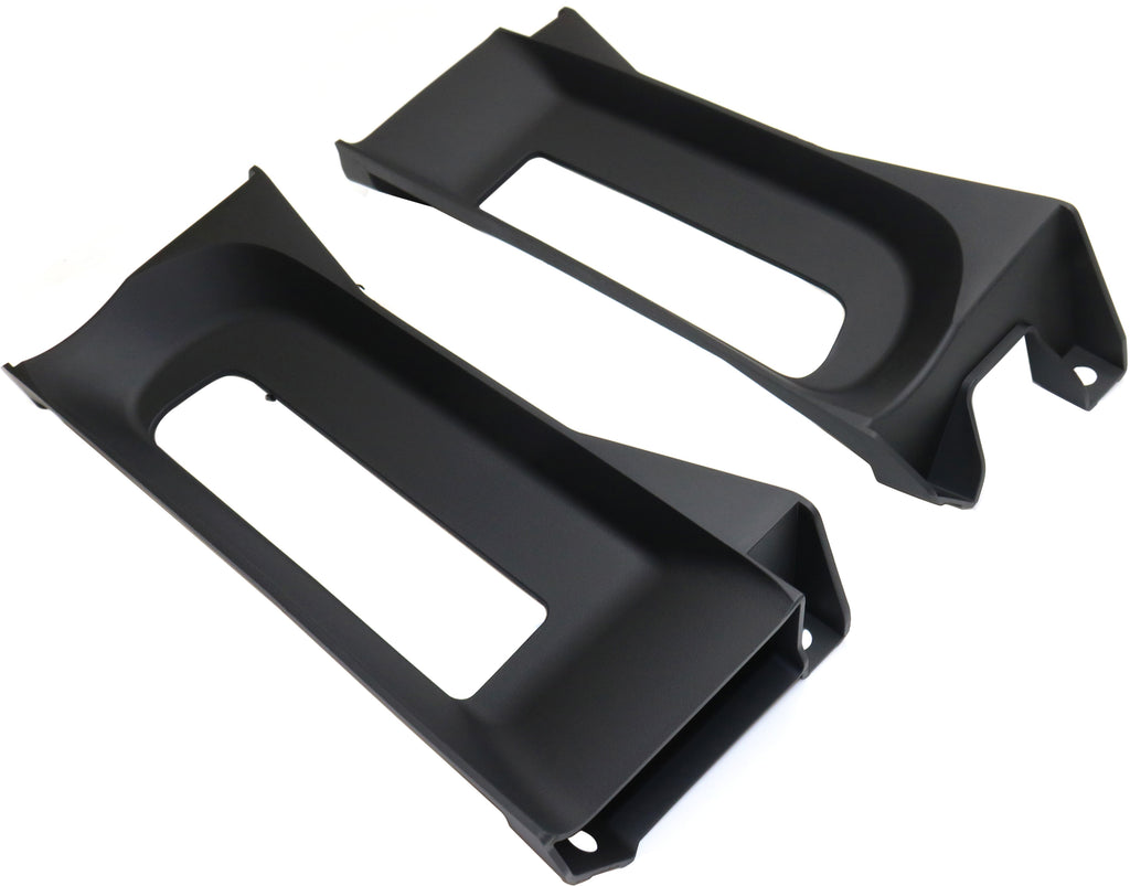 RAM 1500 13-18 FRONT BUMPER FILLER RH AND LH, Bezel Kit, Txtd, 2 Piece Bumper, w/ Tow Hook Holes, Includes 19-22 1500 Classic