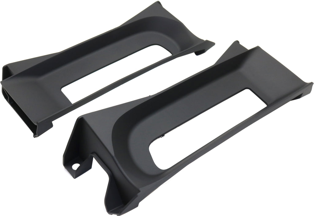 RAM 1500 13-18 FRONT BUMPER FILLER RH AND LH, Bezel Kit, Txtd, 2 Piece Bumper, w/ Tow Hook Holes, Includes 19-22 1500 Classic