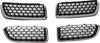 STRATUS 04-06 GRILLE INSERT, Chrome Black, Plastic, Sedan