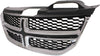 JOURNEY 11-20 GRILLE, Textured Black Shell and Insert, w/ Chrome Molding, w/o Fog Lights