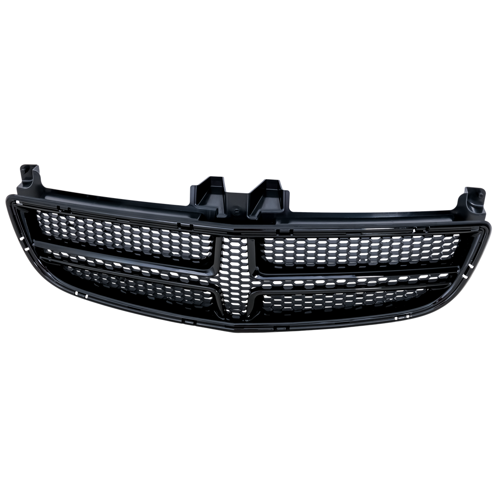 CHARGER 12-14 GRILLE, Painted Black Shell and Insert, SRT8 Model - CAPA