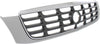 DEVILLE 00-05 GRILLE, Plastic, Chrome Shell, w/ Gray Insert, w/ Night Vision, DHS/DTS Model