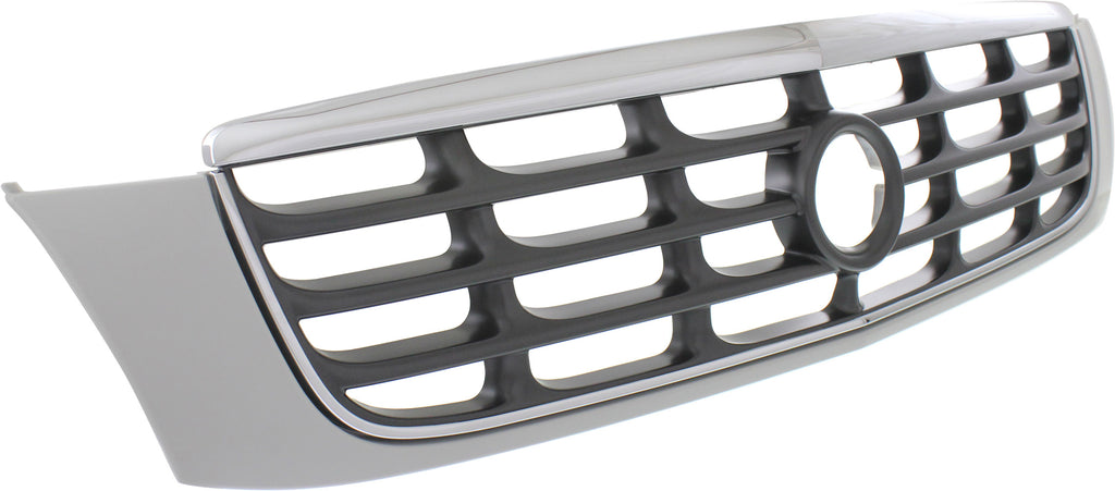 DEVILLE 00-05 GRILLE, Plastic, Chrome Shell, w/ Gray Insert, w/ Night Vision, DHS/DTS Model